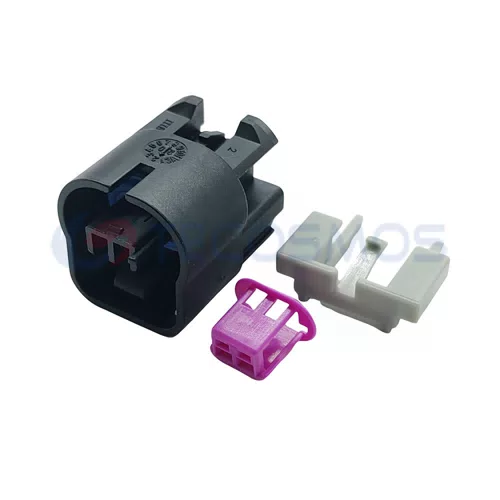 Waterproof IP66 Copper Contact Nylon/ABS Housing 2-Pin Female Camshaft Intake and Exhaust Plug Adapter for Car 15336004 - image 3